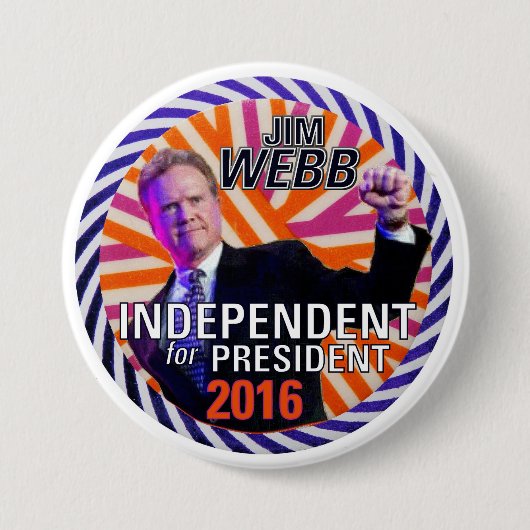 ジムWebb 2016年 缶バッジ (正面)