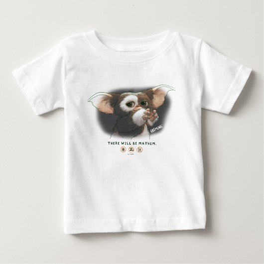 ジモがいたずらっ子 ベビーTシャツ (正面)