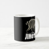 ジモシーたぬき ウイルス性たぬき 楽しい コーヒーマグカップ (正面右)