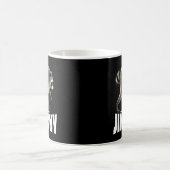 ジモシーたぬき ウイルス性たぬき 楽しい コーヒーマグカップ (中央)
