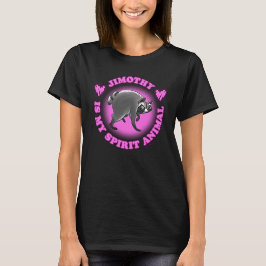 ジモシーは私のスピリットアニマル Tシャツ (正面)