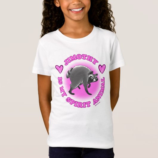ジモシーは私のスピリットアニマル Tシャツ (正面)