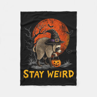 ジモシーシアトルアライグマハロウィンフル フリースブランケット
