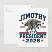 ジモシー大統領2028 ポストカード (正面/裏面)