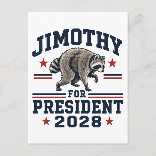 ジモシー大統領2028 ポストカード (正面)