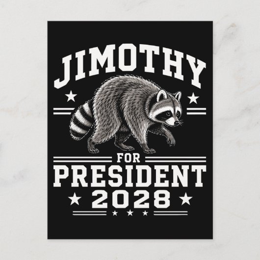 ジモシー大統領2028 ポストカード (正面)