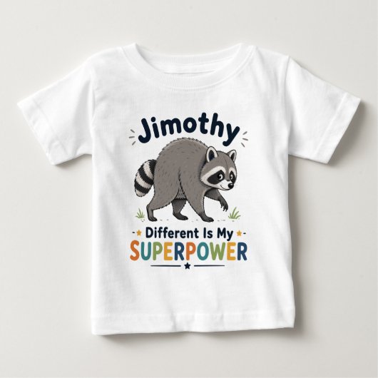 ジモシー わたしのすごい力 ベビーTシャツ (正面)
