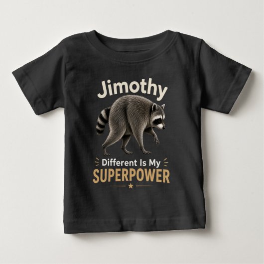 ジモシー わたしのすごい力 ベビーTシャツ (正面)