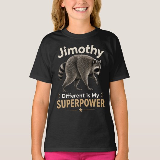 ジモシー　わたしのすごい力 Tシャツ (正面)