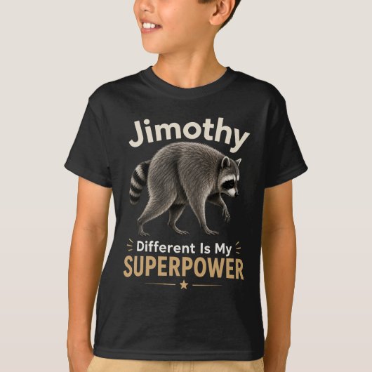 ジモシー わたしの特技は個性 Tシャツ (正面)
