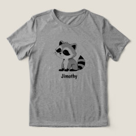 ジモシー・アライグマ かわいい おもしろい ペット好き モダン トレンディー トライブレンドTシャツ