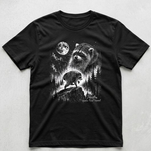 ジモシー・アライグマ シアトルのジモシー 面白い Tシャツ