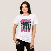 ジモシー・アライグマ トライブレンドＴシャツ (正面全面)