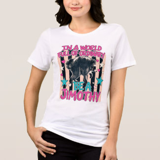 ジモシー・アライグマ トライブレンドTシャツ