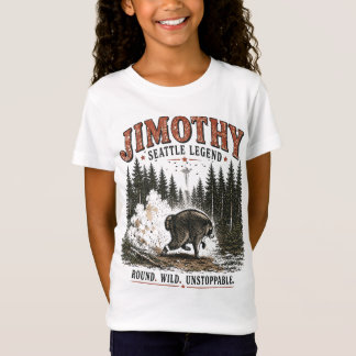 ジモシー・アライグマ ビンテージ 野生生物 森林 アドベンチャー Tシャツ