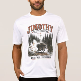 ジモシー・アライグマ ビンテージ 野生生物 森林 アドベンチャー Tシャツ
