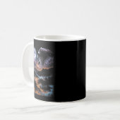 ジモシー・アライグマ 月夜に吠える シーン メメ コーヒーマグカップ (正面左)