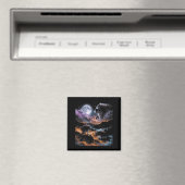 ジモシー・アライグマ 月夜に吠える シーン メメ マグネット (インサイチュ (食洗機))