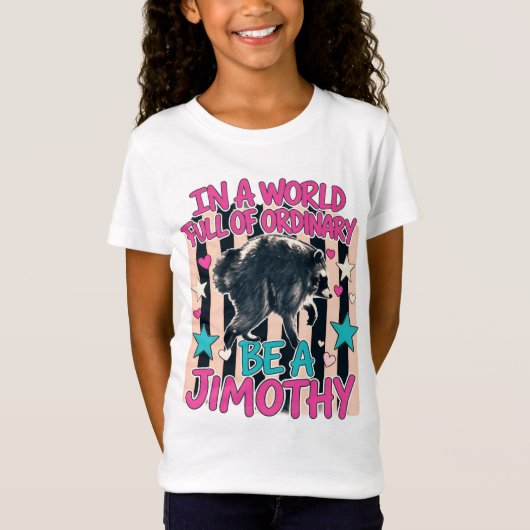 ジモシー・アライグマ Tシャツ (正面)