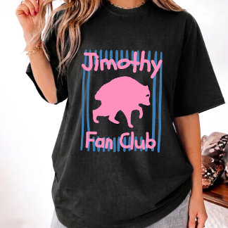 ジモシー ファンクラブ 笑える アライグマ Tシャツ