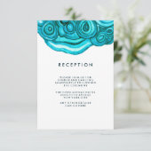 ジモダンオ結婚ード|ブルー披露宴 招待状 (スタンド正面)