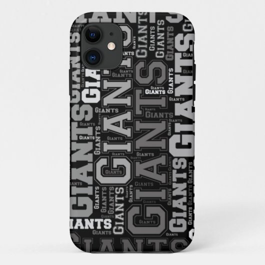 ジャイアンツのチーム名コラージュ Case-Mate iPhoneケース (裏面)