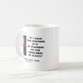 ジャイアンツの肩に立っているニュートン コーヒーマグカップ (正面左)