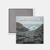 ジャイアンツコーズウェイ北アイルランド旅行サンセット マグネット (正面/裏面)