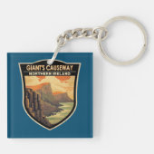 ジャイアンツコーズウェイ北アイルランド旅行ヴィンテージ キーホルダー (裏面)