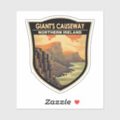 ジャイアンツコーズウェイ北アイルランド旅行ヴィンテージ シール (シート)