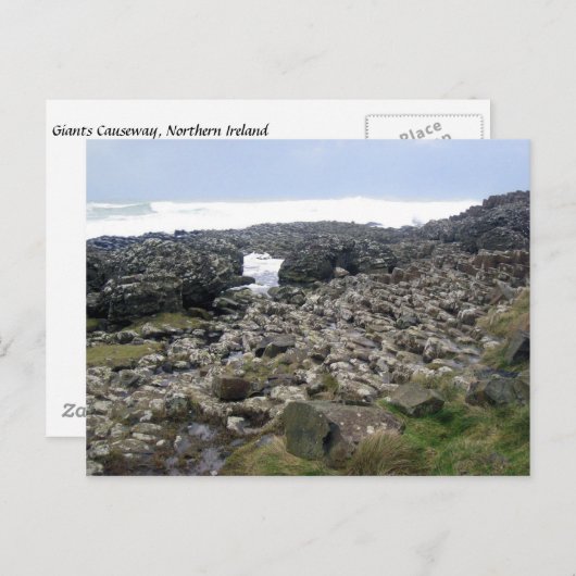 ジャイアンツ・コーズウェイ 北アイルランド ポストカード (正面/裏面)