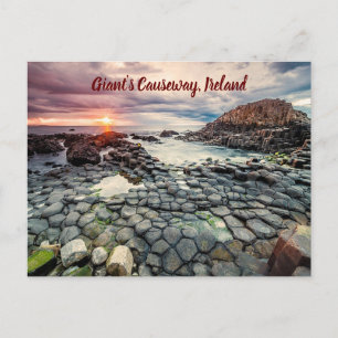 ジャイアンツ・コーズウェイ(Giant's Causeway)アイルランド スタイル化 ポストカード