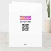 ジャイアントおもしろい誕生日カードテンプレートホーリーカウウルオールド カード (裏面)