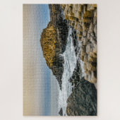 ジャイアントのコーズウェイでの夕日 ジグソーパズル (縦)