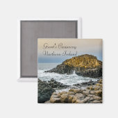 ジャイアントのコーズウェイでの夕日 マグネット (正面/裏面)