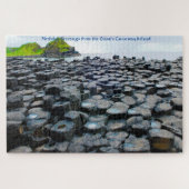 ジャイアントのコーズウェイアントリムアイルランド。ジグソーパズル ジグソーパズル (横)