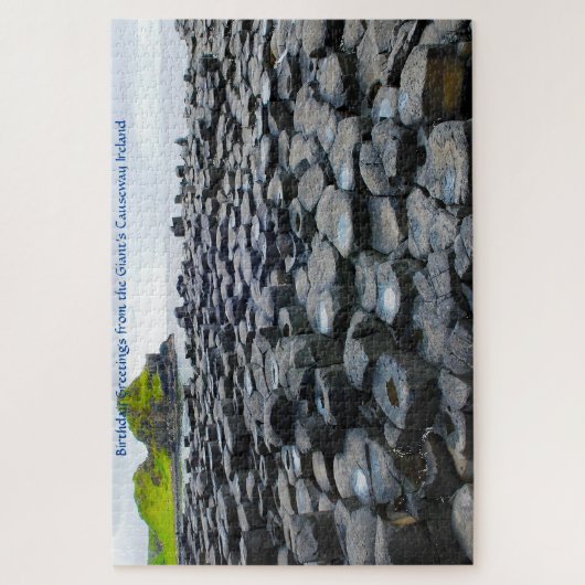 ジャイアントのコーズウェイアントリムアイルランド。ジグソーパズル ジグソーパズル (縦)