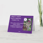 ジャイアントのコーズウェイグリーティングカード カード (裏面)