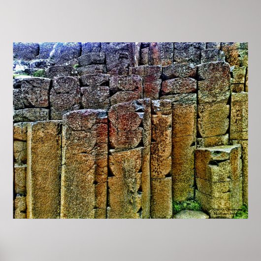 ジャイアントのコーズウェイ北アイルランド ポスター (正面)