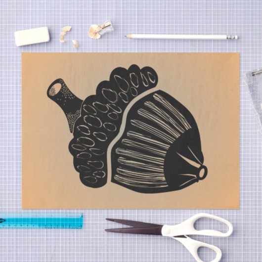 ジャイアントアコーン 薄葉紙 (クラフト)