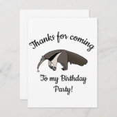 ジャイアントアンテーターハッピーバースデー サンキューカード (正面/裏面)