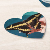 ジャイアントイエローアゲハチョウ蝶 ペーパーコースター (アングル)