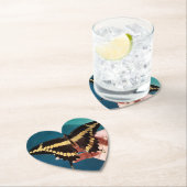 ジャイアントイエローアゲハチョウ蝶 ペーパーコースター (インサイチュ)