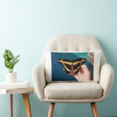 ジャイアントイエローアゲハチョウ蝶 ランバークッション (椅子)