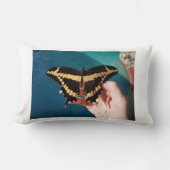 ジャイアントイエローアゲハチョウ蝶 ランバークッション (正面)