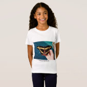 ジャイアントイエローアゲハチョウ蝶 Tシャツ (正面フル)