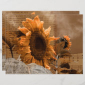 ジャイアントイエローサンフラワーズヒムンミュージックカントリ素朴ー (正面/裏面)