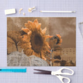 ジャイアントイエローヒマ素朴フラワーズカントリー賛美歌 薄葉紙 (クラフト)