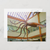 ジャイアントイカパイクプレイスマーケットシアトルワシア州はがき ポストカード (正面/裏面)