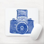 ジャイアントイーストドイツのカメラ – ダークブルー マウスパッド (マウス)